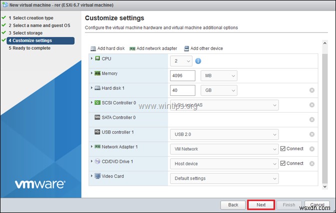 How to Create a Virtual Machine on vSphere Hypervisor ESXi 6.7