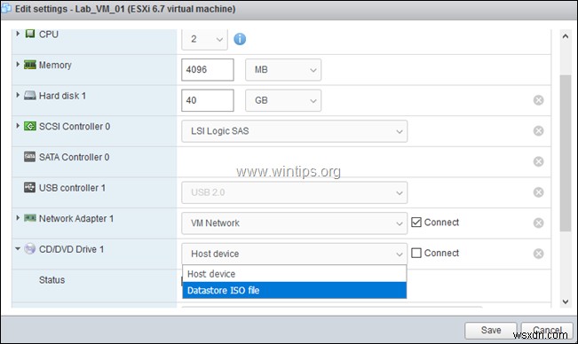 How to Create a Virtual Machine on vSphere Hypervisor ESXi 6.7
