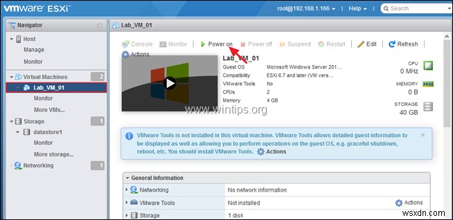 How to Create a Virtual Machine on vSphere Hypervisor ESXi 6.7
