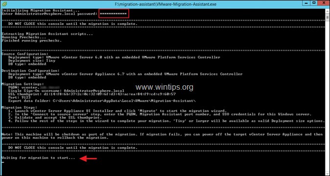 How to Migrate VMware vCenter Server on Windows to VCSA 6.7