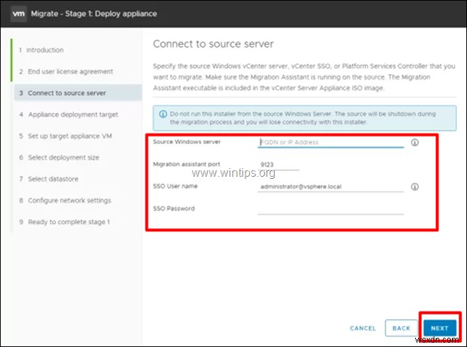 How to Migrate VMware vCenter Server on Windows to VCSA 6.7