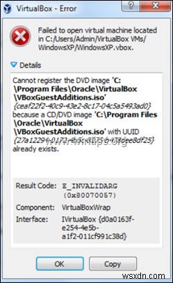 FIX: VirtualBox Cannot register the DVD image (Solved)