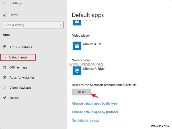 FIX: An app default was reset Notification error in Windows 10.