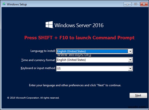 How to Enable the F8 key in Server 2016/2019 if Windows Fails to Start.