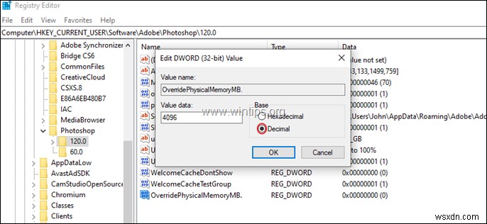 FIX: An integer between 96 and 8 is required in Photoshop CC 2018-2017 (Solved)