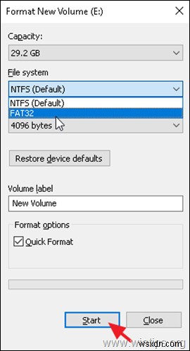 How to Format a Drive or SD Card to FAT32.