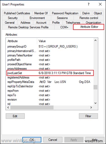 How to Find Out Last Password Change in Active Directory Server 2016/2019.