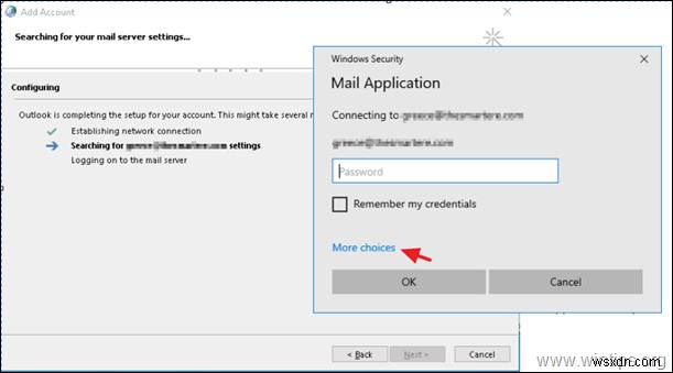 How to Manual Setup Exchange in Outlook 2016/2019.