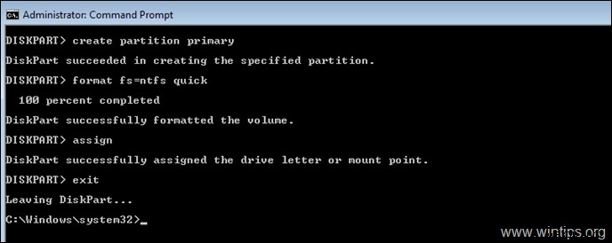 How to Format Hard Drive from Command Prompt or DISKPART.