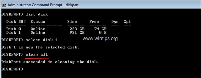 How to Format Hard Drive from Command Prompt or DISKPART.