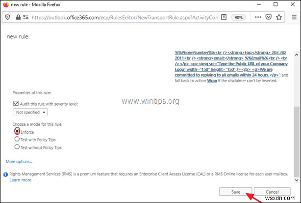 How to Setup a Company-Wide Email Signature in Office 365 Exchange Online.