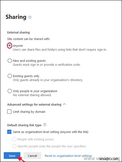 FIX: Anyone with the link option is Greyed Out on SharePoint (Solved)