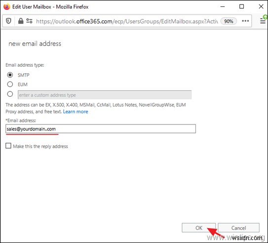 How to Add an Email Alias in Office365.