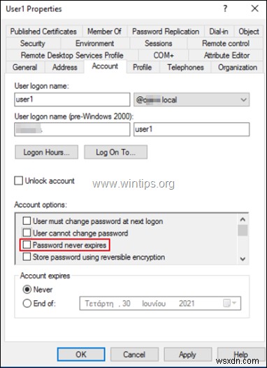 How to Change or Disable Password Expiration on Domain 2012/2016.