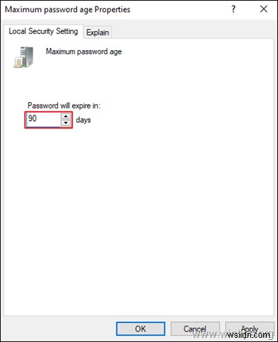 How to Set Password Expiration Date on Windows 10 & Server 2016/2012 Standalone Servers.