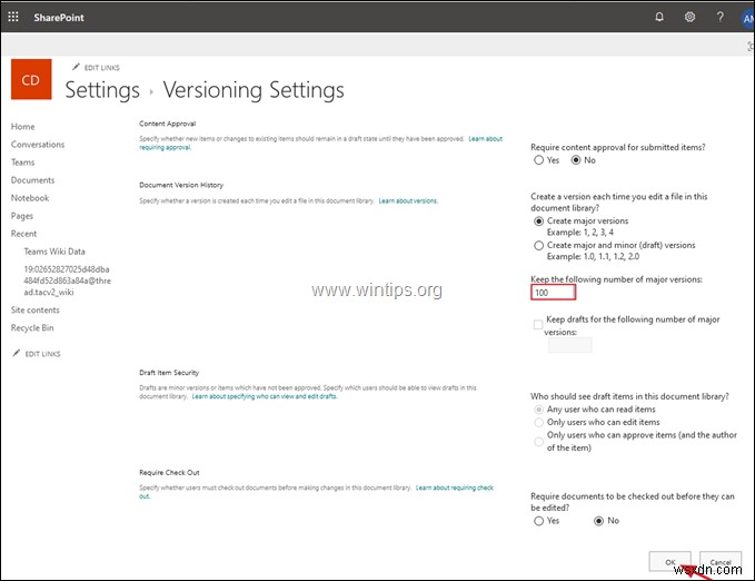 FIX: SharePoint Running out of space. This site is almost out of storage space.