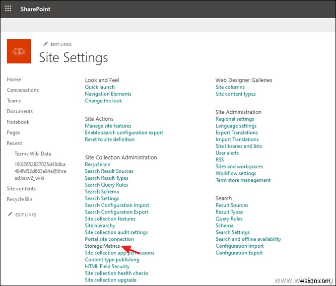 FIX: SharePoint Running out of space. This site is almost out of storage space.