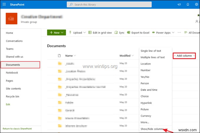 How to View SharePoint Online Folder and File Size.