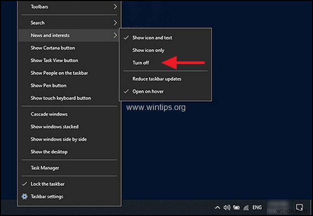 How to Disable News and Interests in Windows 10.
