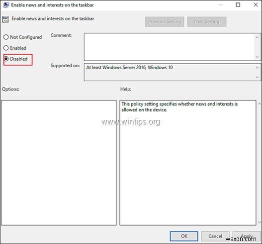 How to Disable News and Interests in Windows 10.