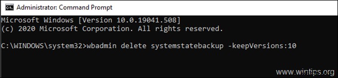How to Delete Windows Server Backups on Server 2016/2012.