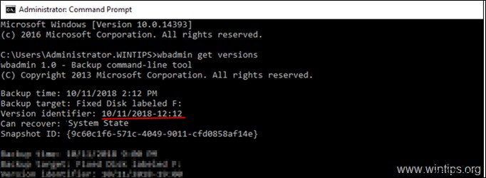 How to Delete Windows Server Backups on Server 2016/2012.