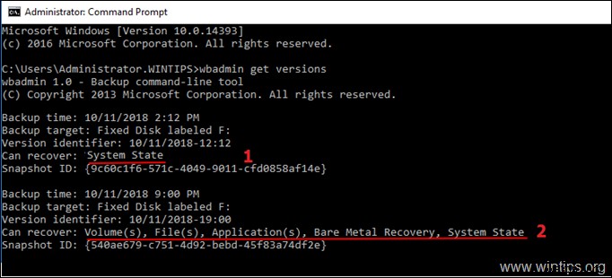 How to Delete Windows Server Backups on Server 2016/2012.