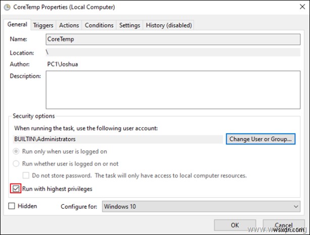 FIX: Scheduled Task Does Not Start At Logon of Any User or Runs in Background in Windows 10. (Solved)