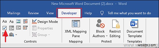 How to Add Checkboxes in Word Documents.