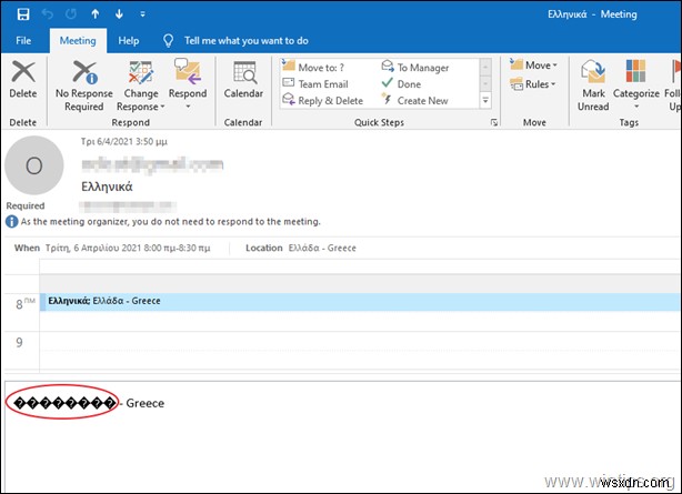 FIX: Garbled Characters in Outlook Calendar Appointments and Events (Solved)