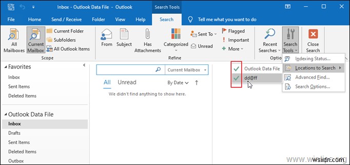 FIX: Outlook 2016 Search Not Working.