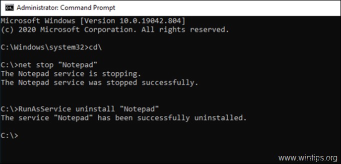 How to Run An Application As Service (Create a User-Defined Service).