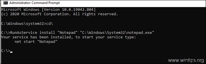 How to Run An Application As Service (Create a User-Defined Service).