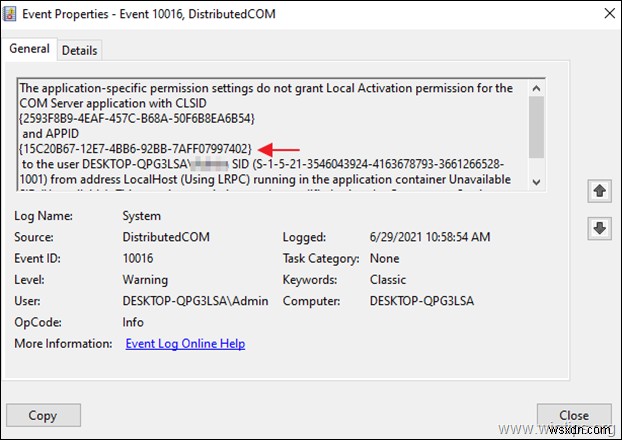 FIX: Application Specific Permission Settings do not Grant Local Activation permission for COM Server Application (Solved)