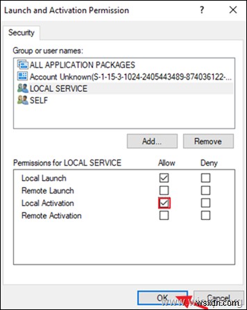 FIX: Application Specific Permission Settings do not Grant Local Activation permission for COM Server Application (Solved)
