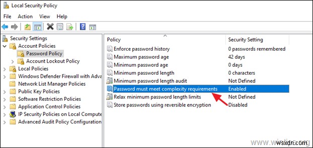 FIX: Supplied password does not meet the requirements for passwords on Windows 10 (Solved)