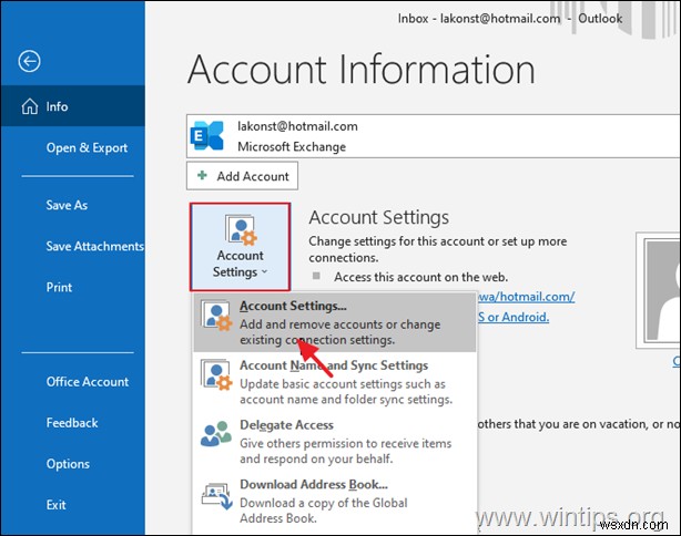 How to Change Email Settings in Outlook 2019 or older versions.