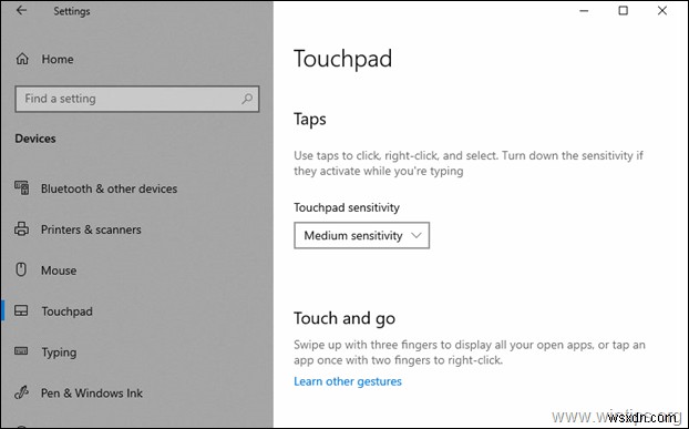 FIX: TouchPad Settings Missing in Windows 10.