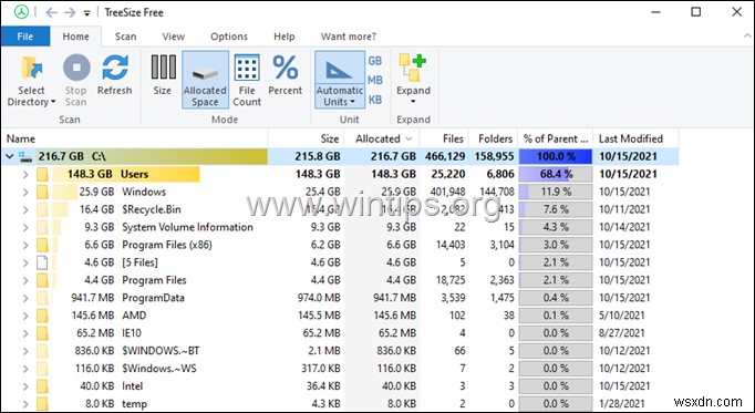How to Find the Largest Files on Windows 10 easily?