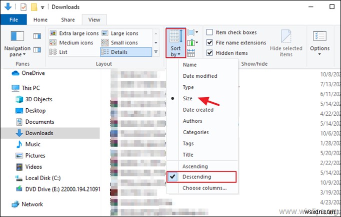 How to Find the Largest Files on Windows 10 easily?