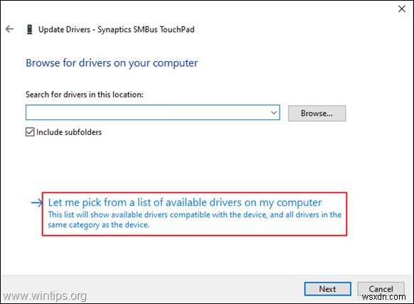 FIX: TouchPad Settings Missing in Windows 10.