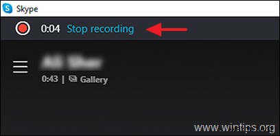 How to Record Skype Call on Windows 10.