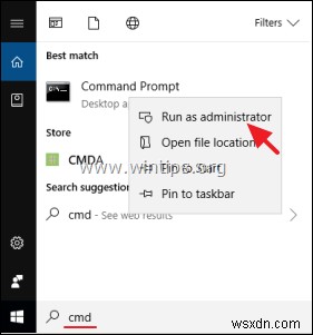 How to Run CMD as Administrator in Windows 10.
