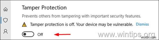How to Disable Tamper Protection Security on Windows 10