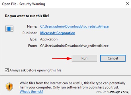 How to Install Visual C++ 2015 Runtime libraries.