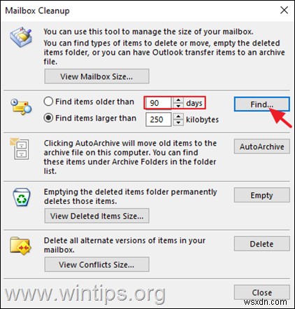 FIX: Outlook Mailbox is Full – Cannot Receive Mail. (Solved)