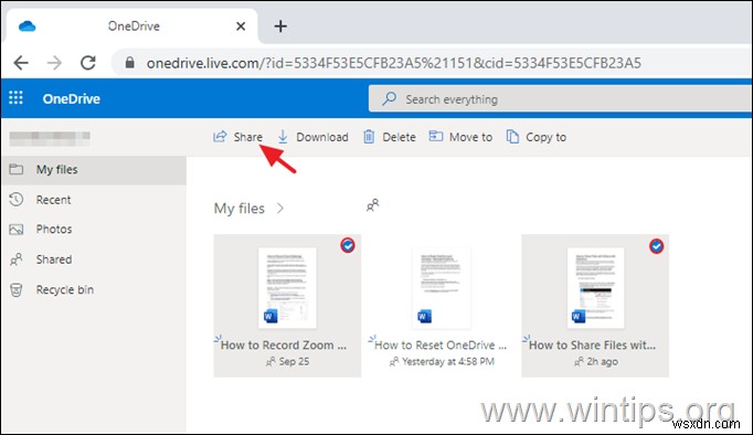 How to Share OneDrive Files with Others.
