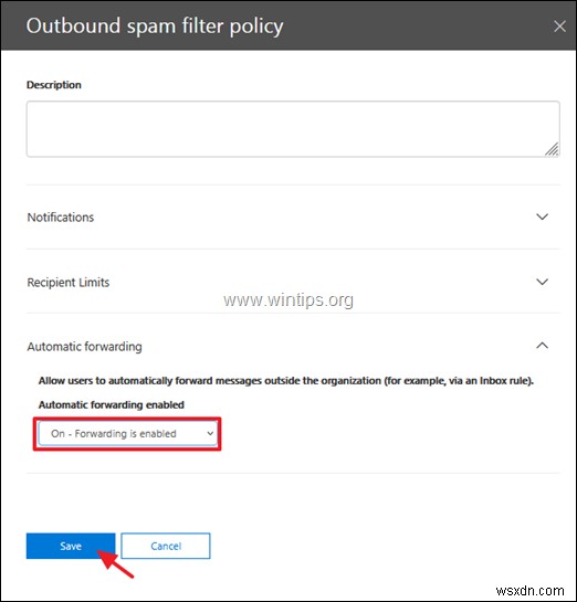 FIX: Your organization does not allow external forwarding in Office 365. (Solved)