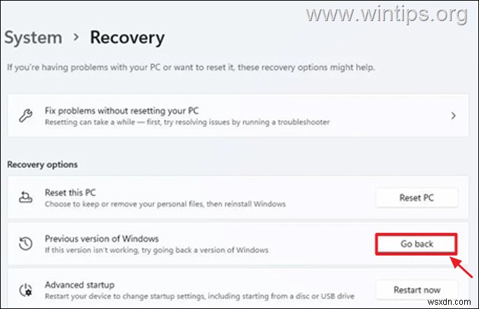 How to Downgrade Windows 11 to Windows 10 (Rollback Windows 11 to Windows 10)