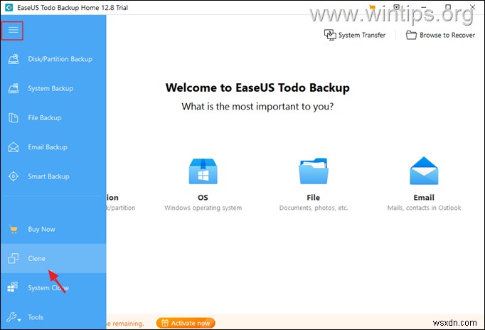 How to Move Windows to another drive.